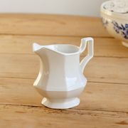 English porcelain milk jug by Johnson Brothers, model Pearl, with design.