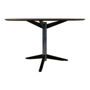 Sixties design round dining table by Martin Visser