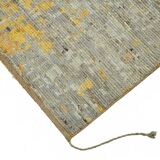 Handwoven Tribal One of a Kind 200 cm x 283 cm Green Wool Carpet