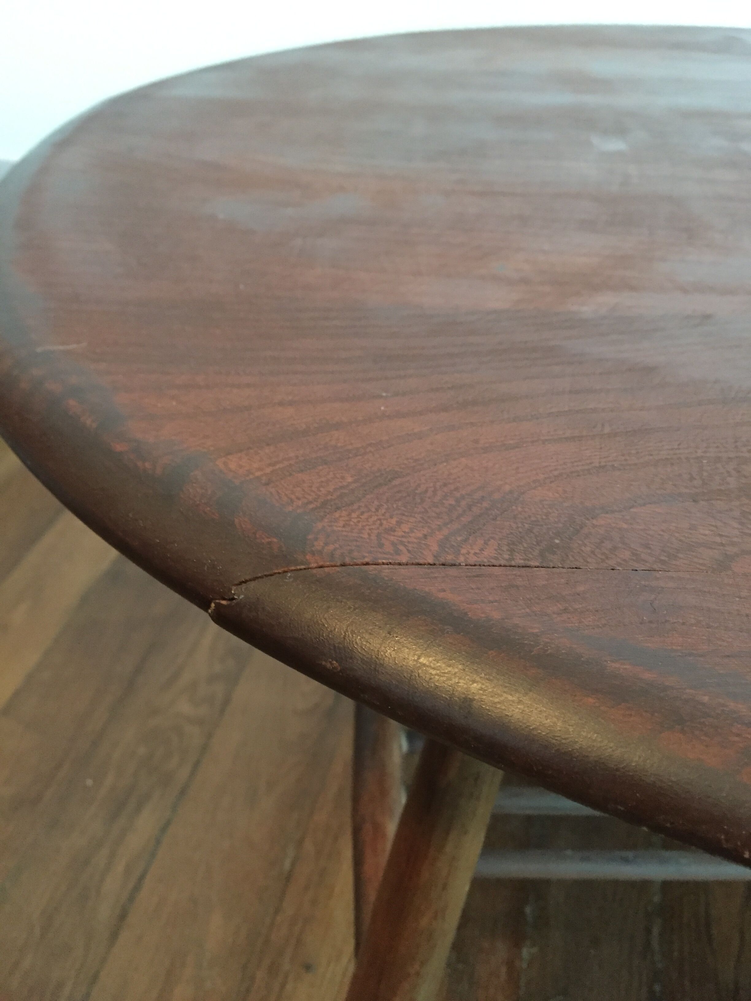 Table low scandinavian vintage 'ercol', 1950