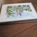 Aquarelle « Paris. Le Sacré-Coeur »  par Arno, 1960