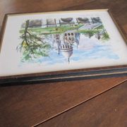 Aquarelle « Paris. Le Sacré-Coeur »  par Arno, 1960