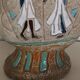 Vintage Egyptian motif jug vase