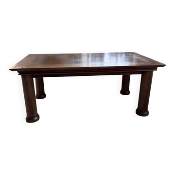 Dudouyt oak dining table 1940