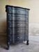 Vintage black chest of drawers