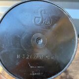 Black plastic pot cover 50s-60s