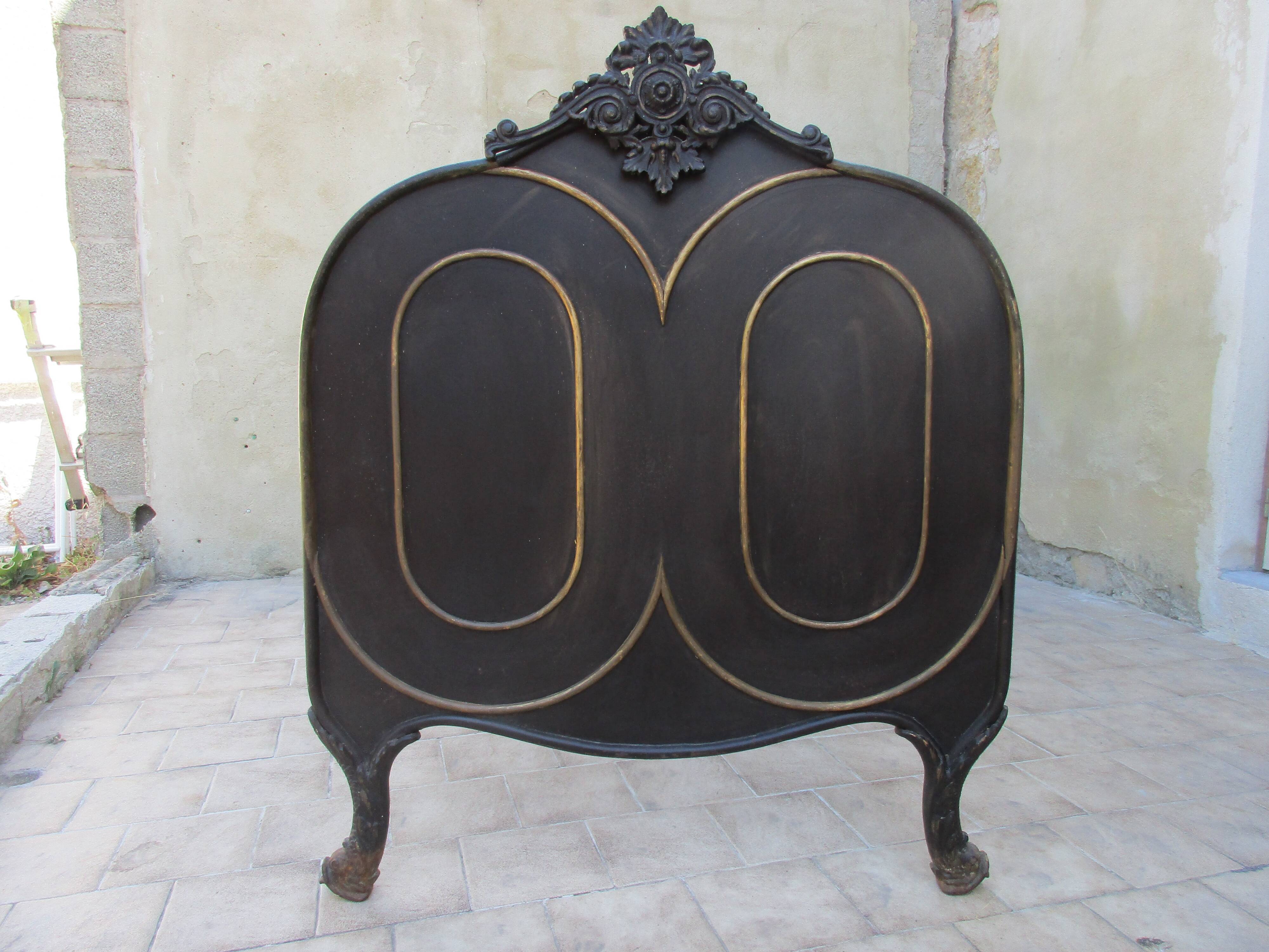 Metal bed Napoleon III style