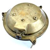 Marine decorative wall light in solid brass