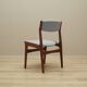 Ensemble de six chaises en teck, design danois, années 1970, fabrication : Nova