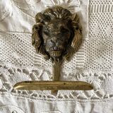 Brass lion head hooks