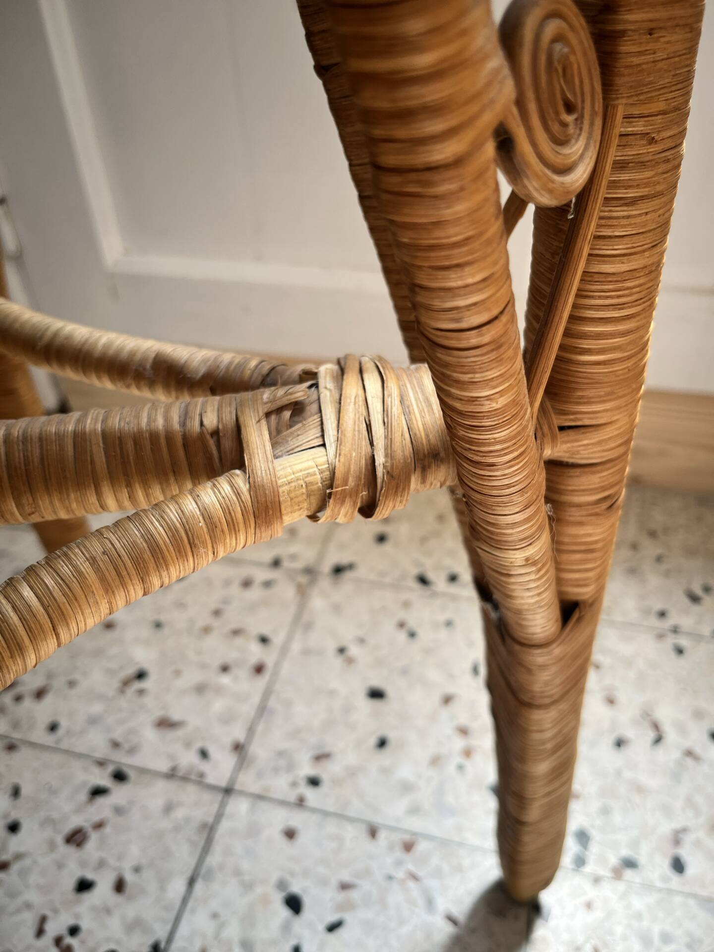 Peacock side table