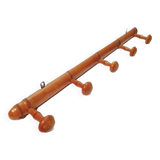 Bamboo style 5 hook coat rack