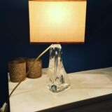 Glass lamp foot