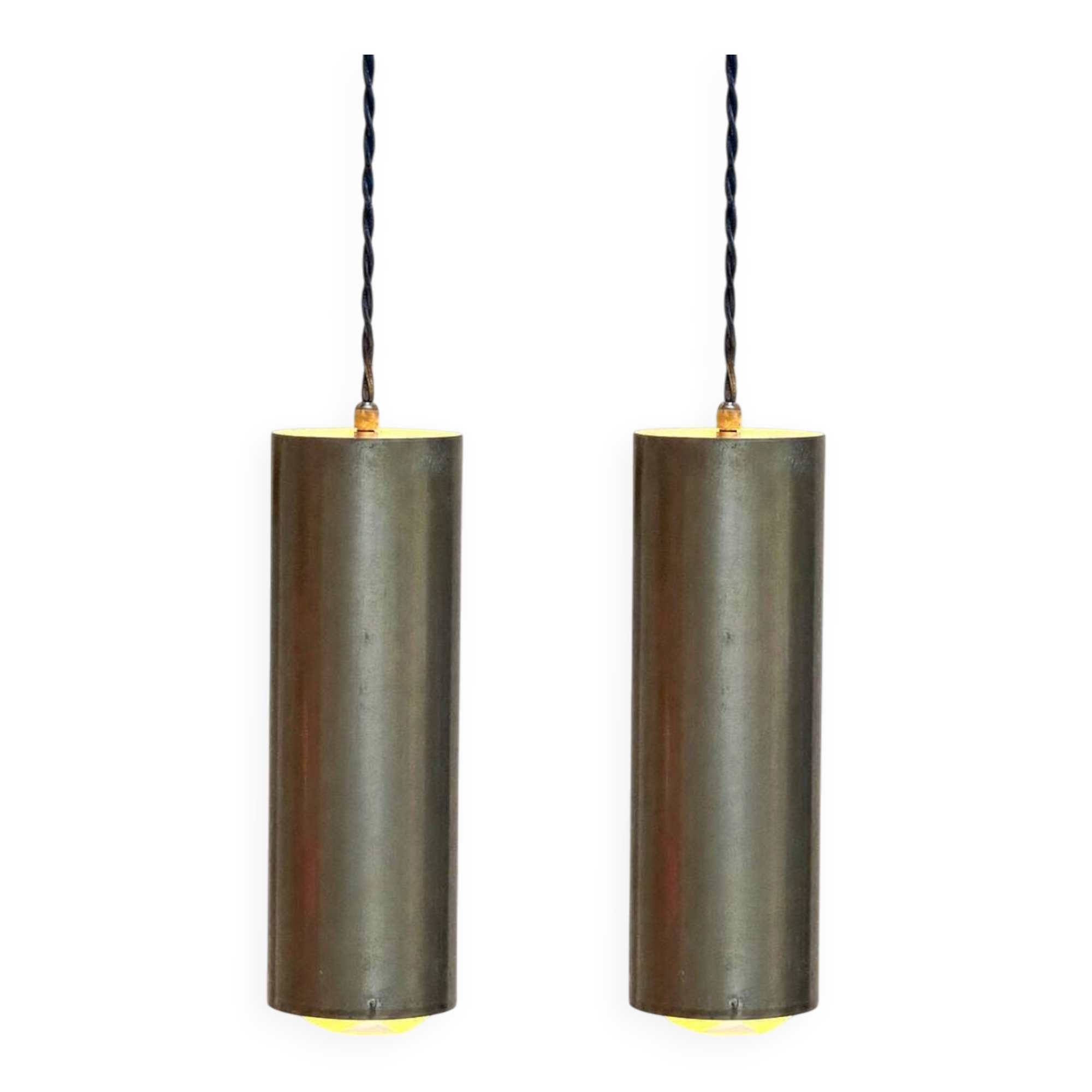 Paire de suspensions par Max Ingrand pour Fontana Arte, années 1960