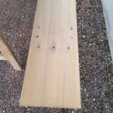 Table and folding benches of bistro guinguette -2m20