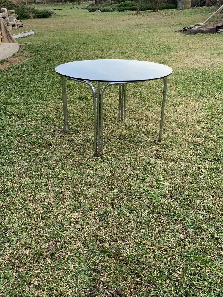 Mid-Century Tubular Chrome Coffee Table, 1960s