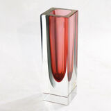 Sommerso Murano vase