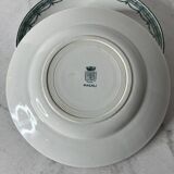 Set of 4 flat ironstone plates St Armand Magali