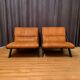 Set of armchairs by Ueli Berger, de Sede, Switzerland, 1970s