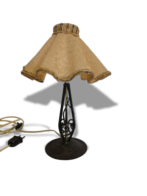 lampe art déco en fer
