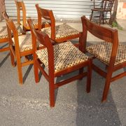 Série de 6 chaises en Pao Rosa vers 1950-60