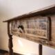 Old wooden desk