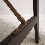 Antique folding solid wood table