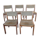 5 vintage chairs 70s 80s
