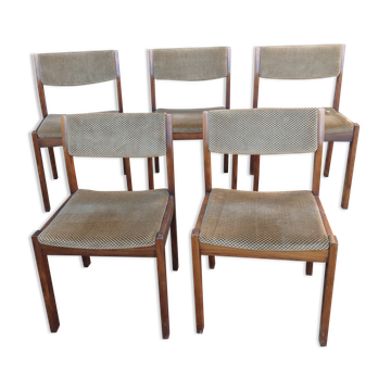 5 vintage chairs 70s 80s