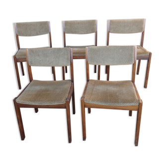 5 vintage chairs 70s 80s