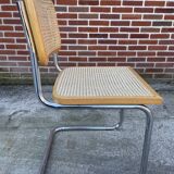 Cesca design chair b32 model in chrome