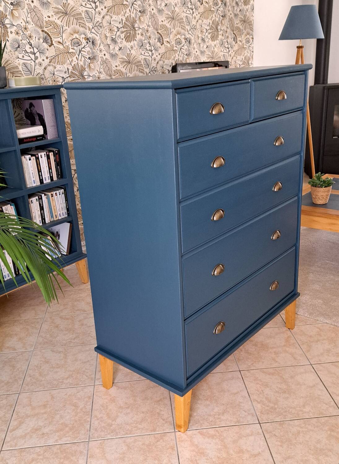 Grande commode Rød Sødgren bleu ganne