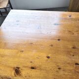 Mountain furniture table made of solid pine