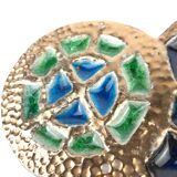 Art deco roger guérin bouffiloux ceramic cross