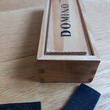 Wooden domino game
