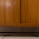 Vintage shoe cabinet with compass legs