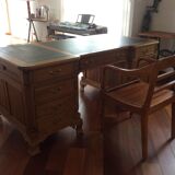Solid wood desk