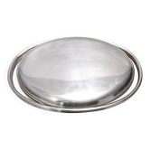 Lino Sabattini Silver-Plated Metal Serving Plate, Marked, Italy