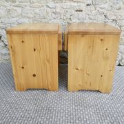 Paire de chevets en pin les Arcs par Charlotte Perriand, années 60-70