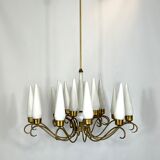 Arredoluce Monza 18 lights chandelier from 50s
