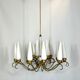 Lustre de 18 lumières Arredoluce Monza, des années 50