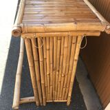 Foldable bamboo bar 70s