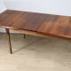 Table de repas scandinave extensible en palissandre, 1960
