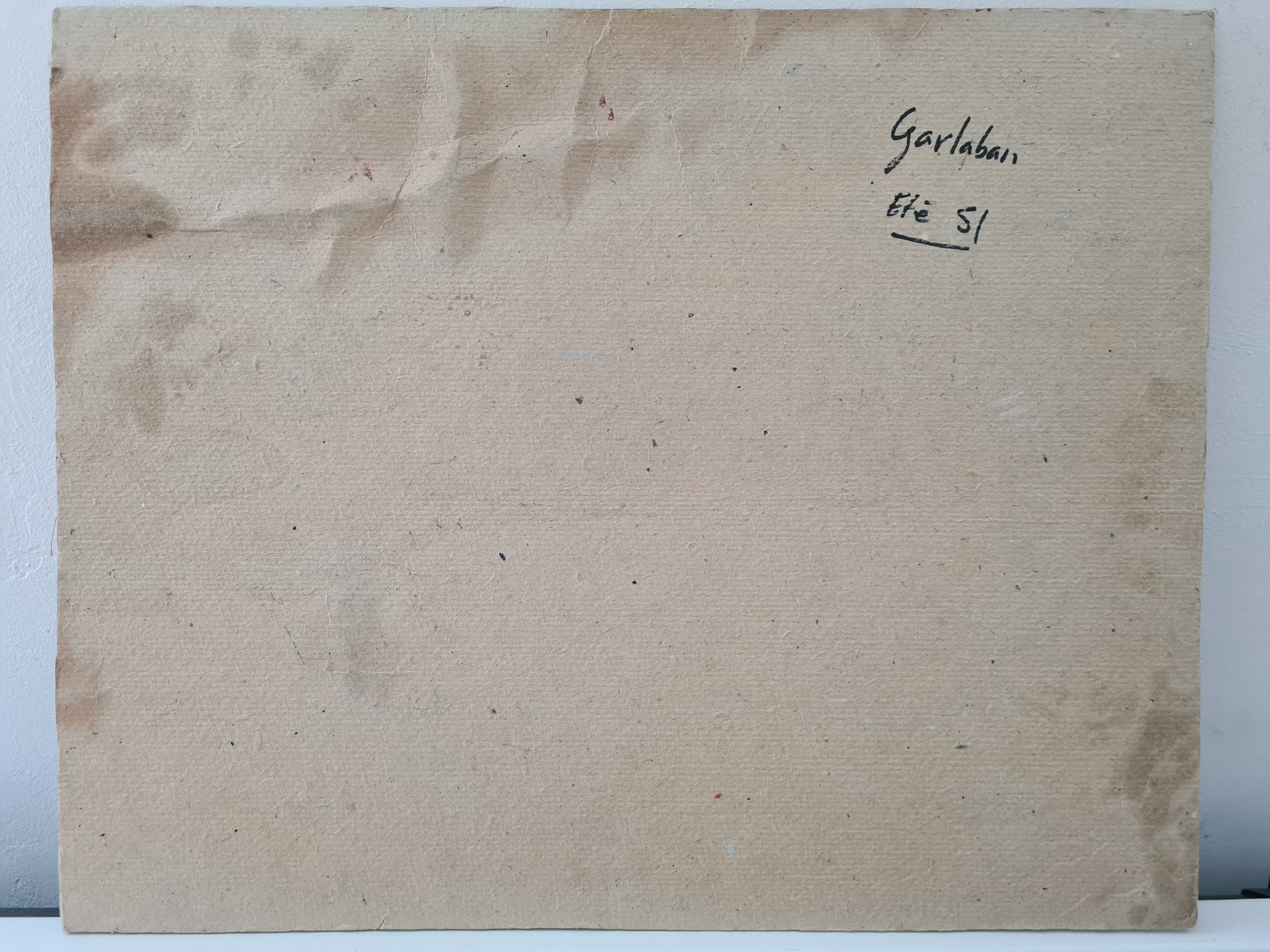 Le Garlaban - Oil on panel - 1951