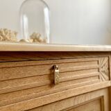 Grand buffet Art Déco en chêne massif - Enfilade vintage