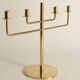 Scandinavian Modern Brass Candelabra by Hans-Agne Jakobsson, Markaryd, 1960s