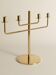 Scandinavian Modern Brass Candelabra by Hans-Agne Jakobsson, Markaryd, 1960s