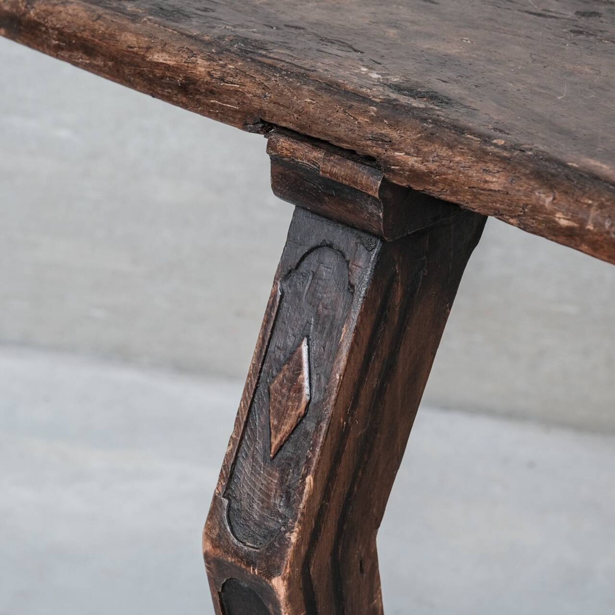 Antique Spanish Double Sided Console Table