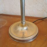 Golden brass lamp