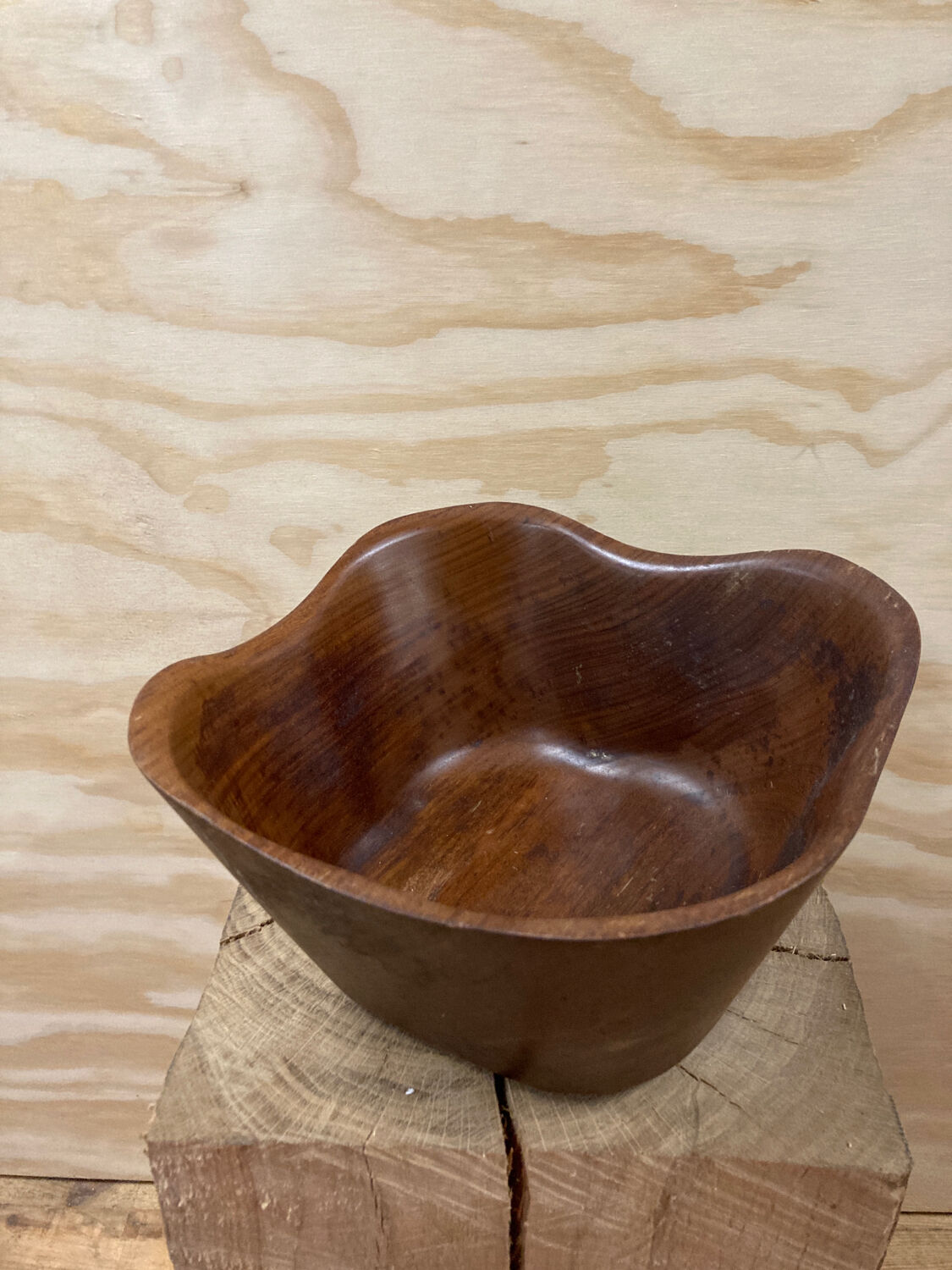 Wooden salad bowl 1970